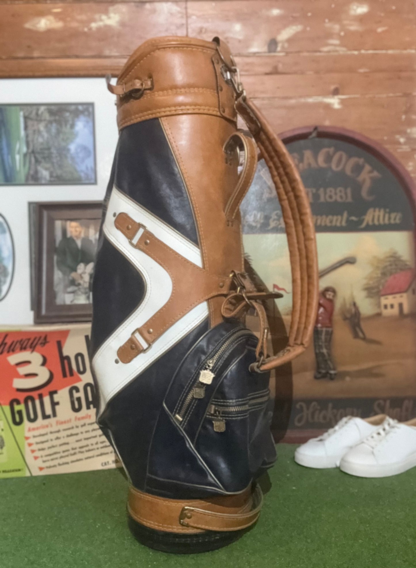 80’s Wilson Staff leather stand bag