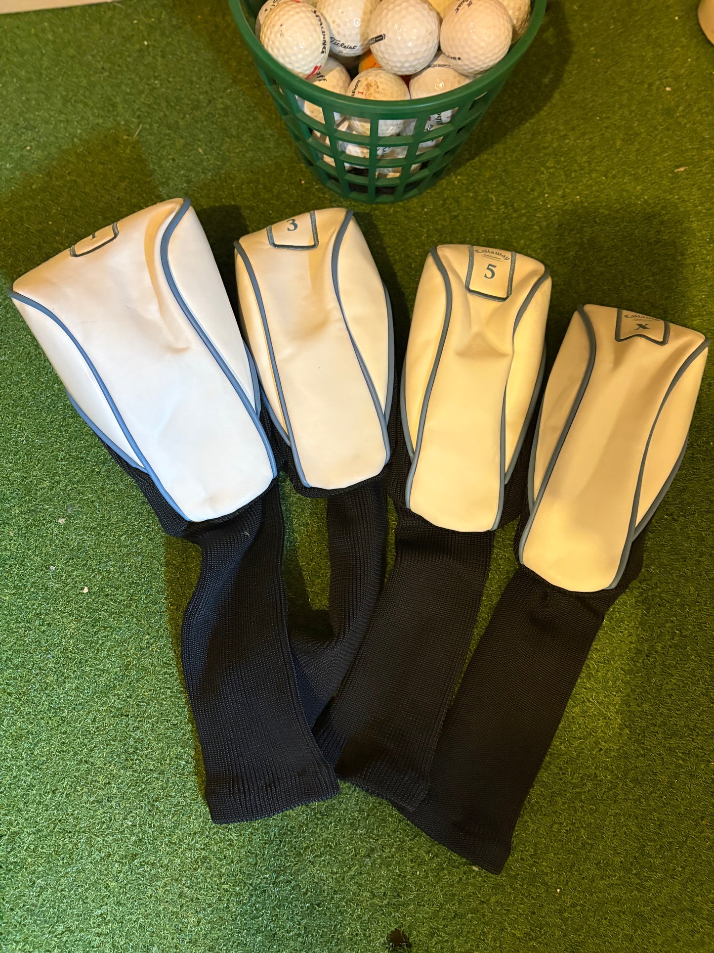 Callaway Collection leather headcovers (1-3-5-X)