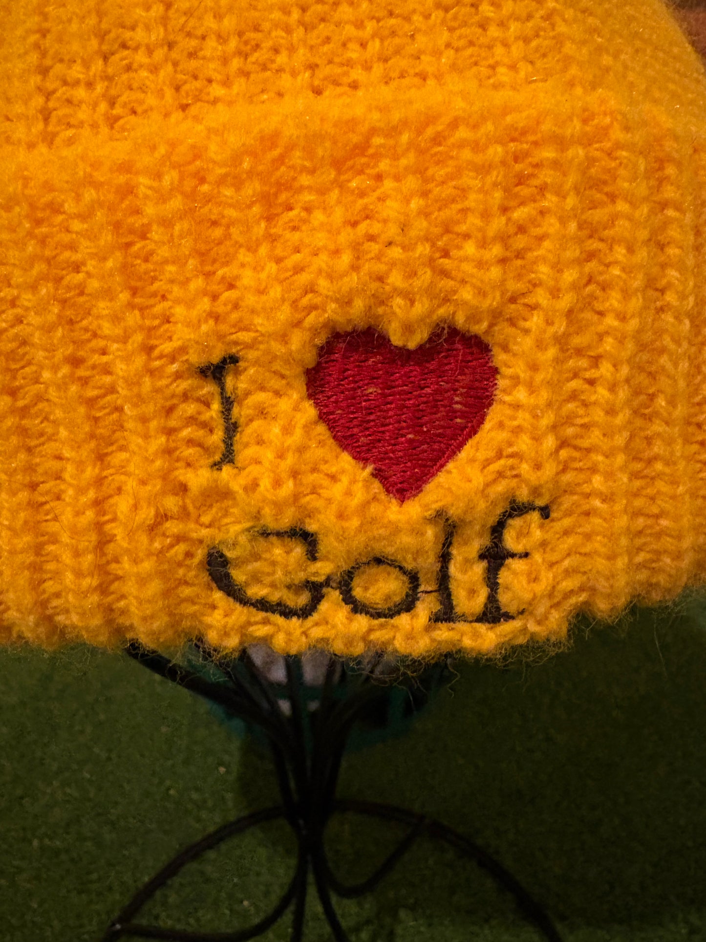 I heart Golf knit beanie