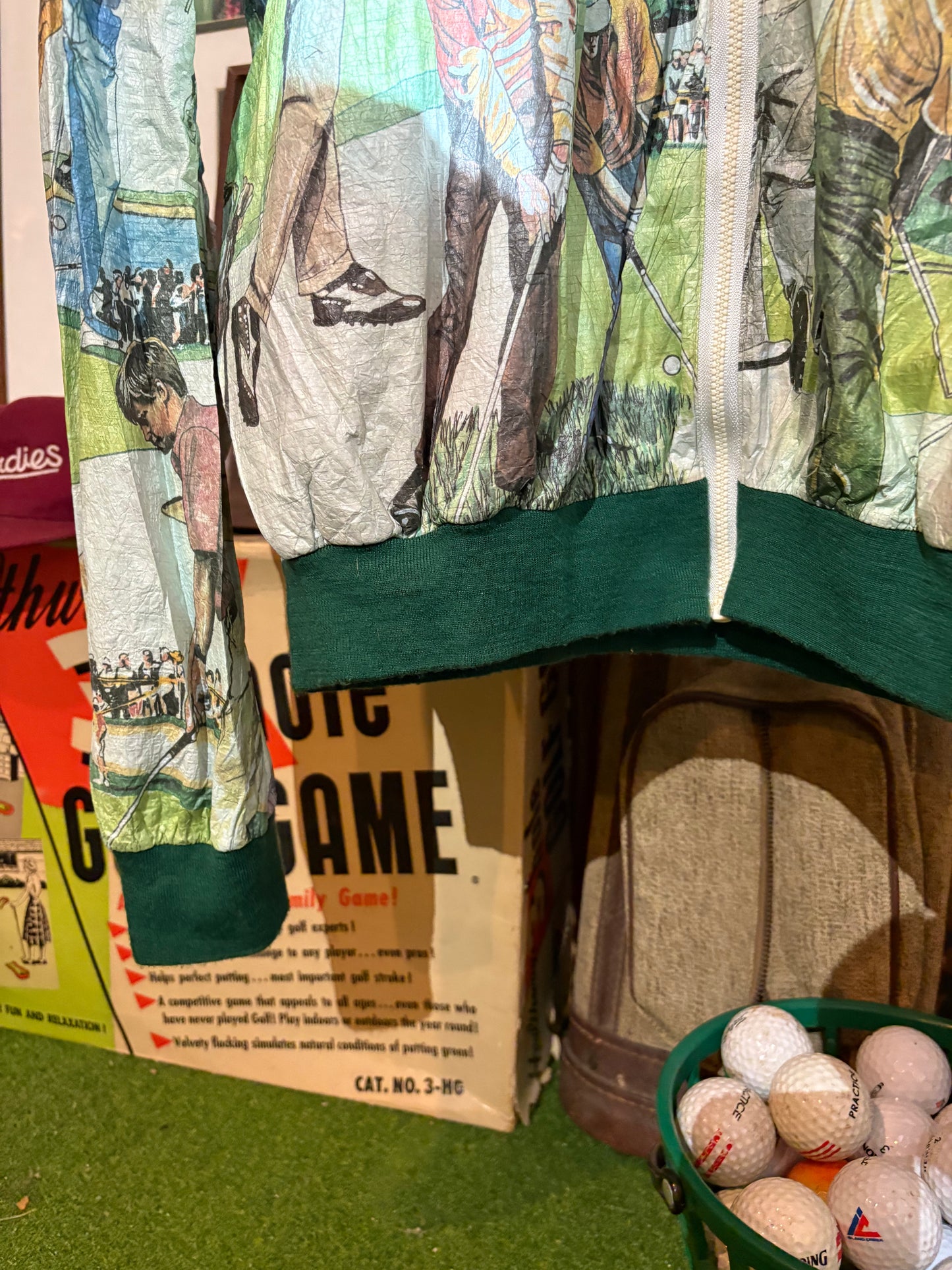 Windbreaker Early 90’s PGA Golfers All-Over Print