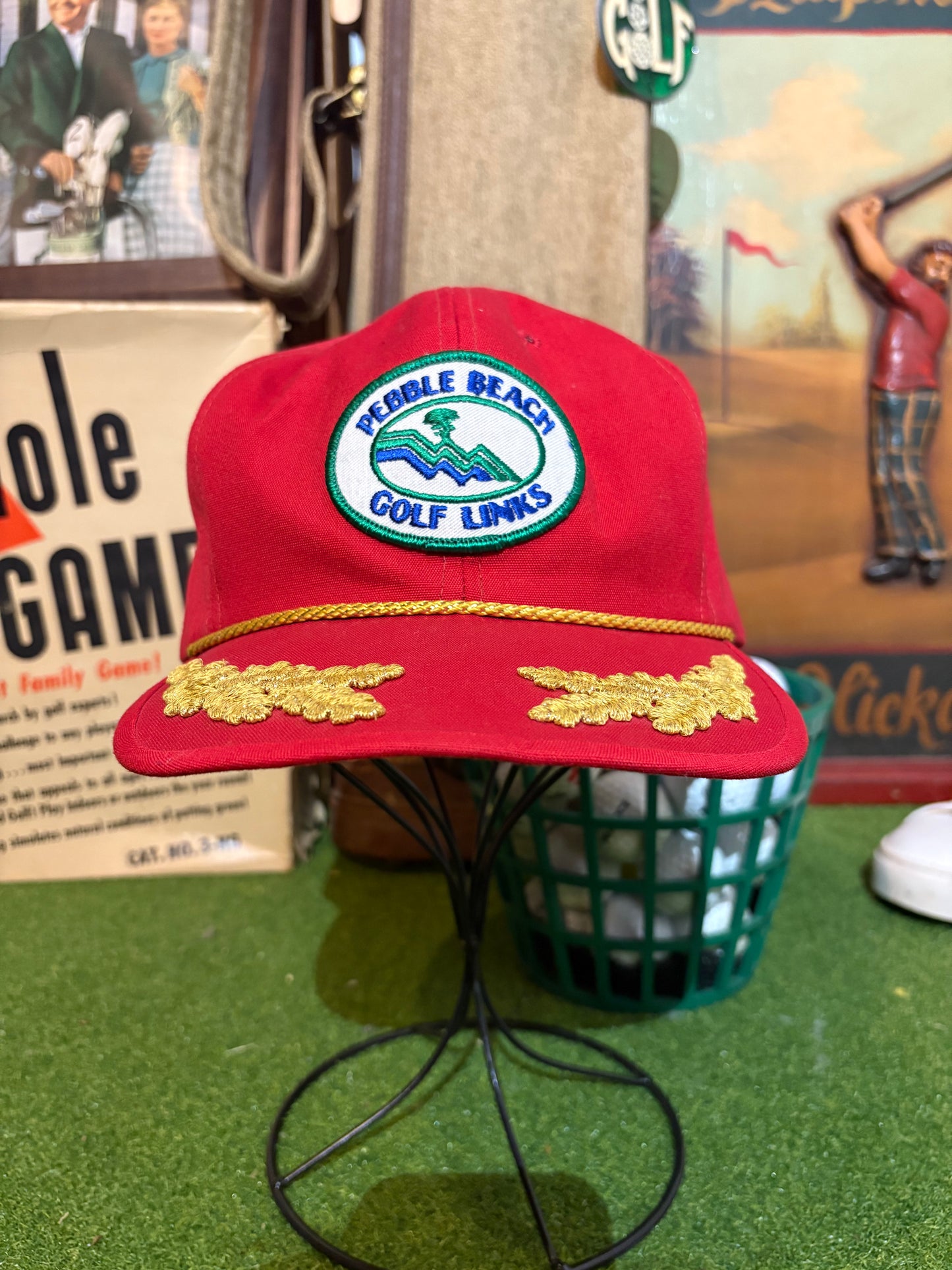 80’s Pebble beach Golf Link Captains Hat