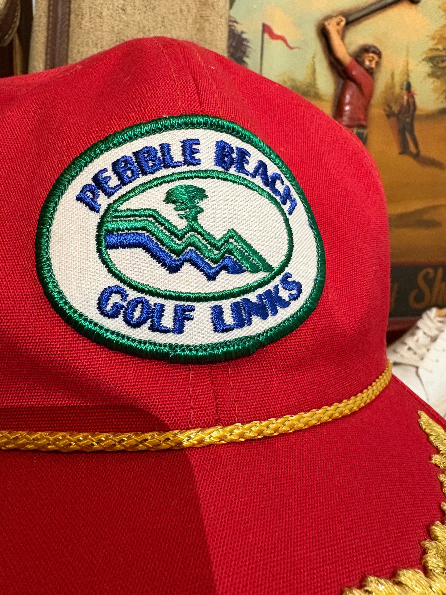 80’s Pebble beach Golf Link Captains Hat