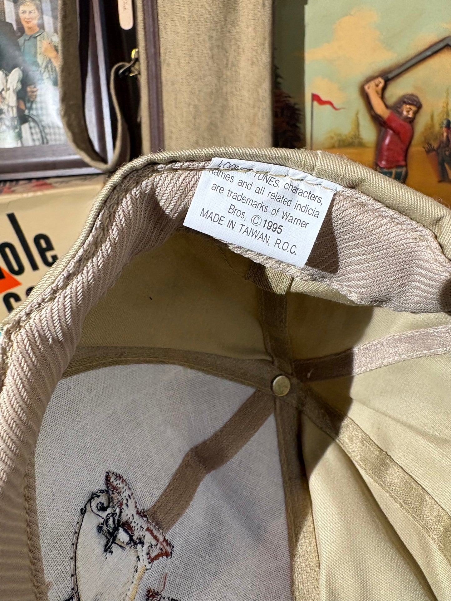 1990s Looney tunes Taz SnapBack hat