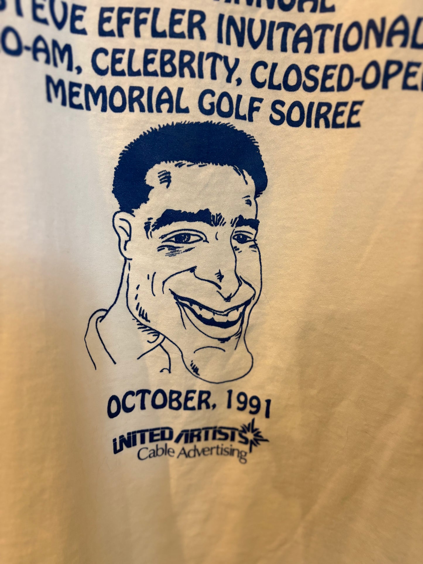 1991 “1st annual Steve Effler invitational pro-am closed-open memorial golf soirée” graphic tee