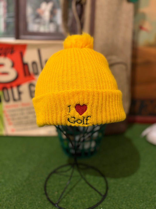 I heart Golf knit beanie