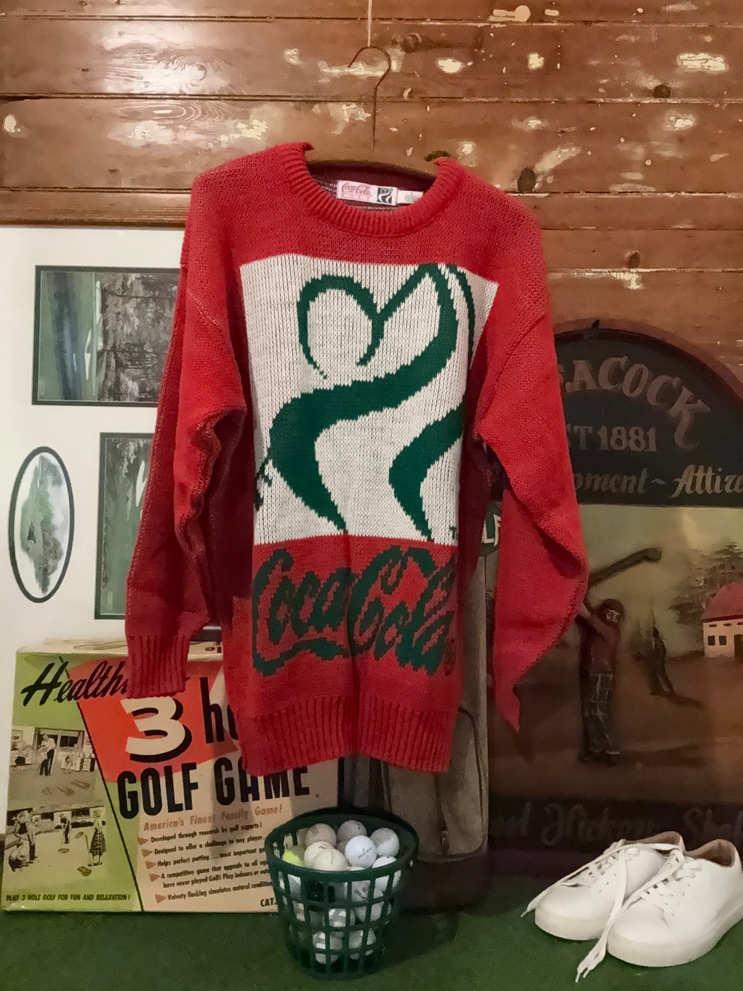 Vintage Coca Cola sweater size L