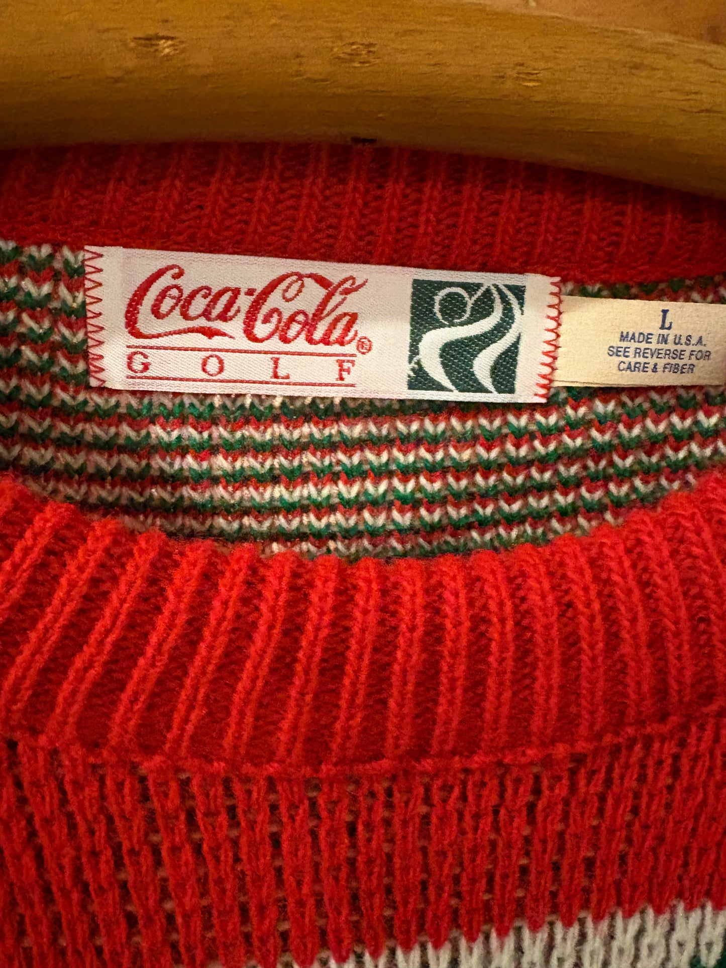 Vintage Coca Cola sweater size L