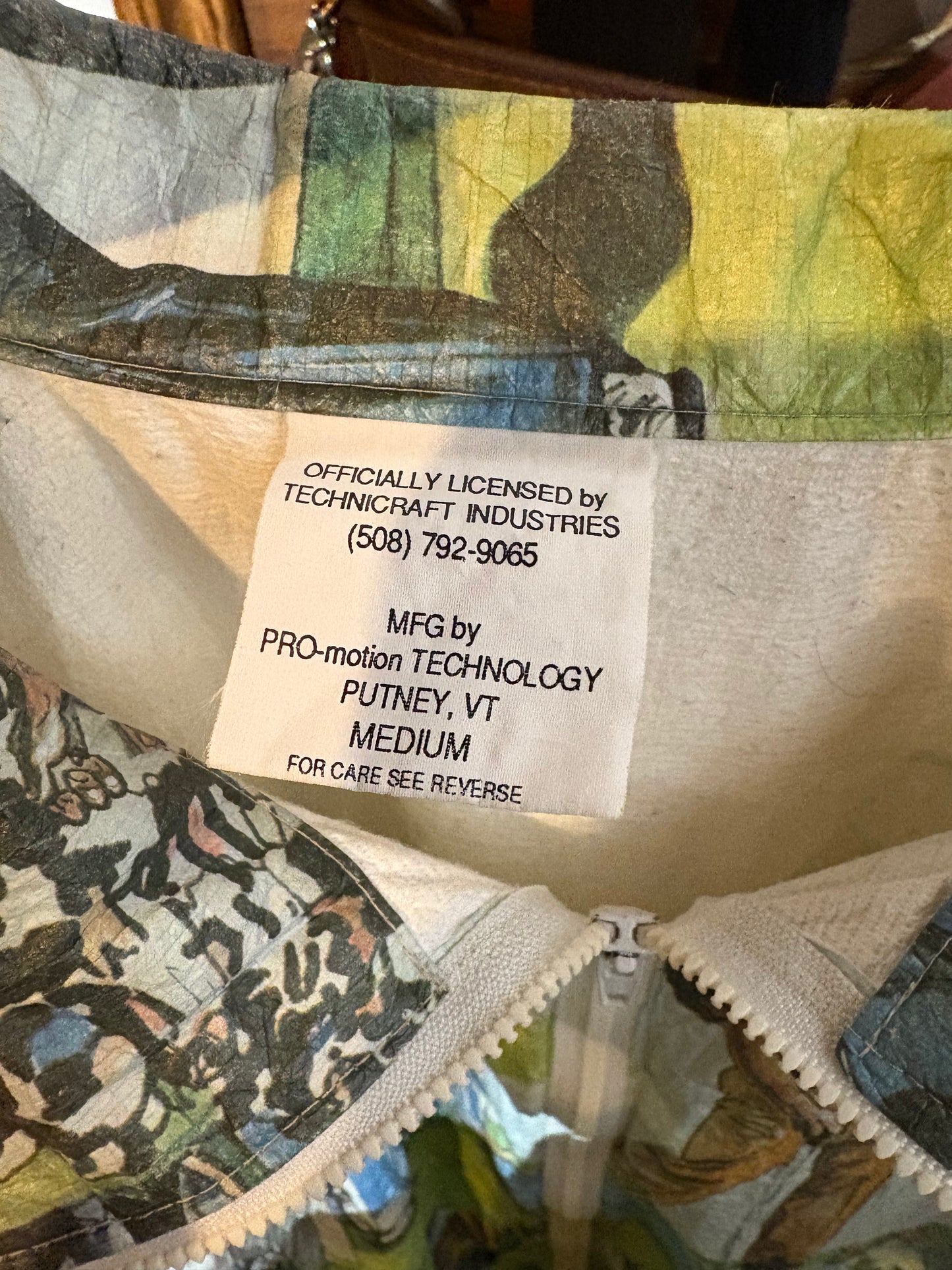 Windbreaker Early 90’s PGA Golfers All-Over Print